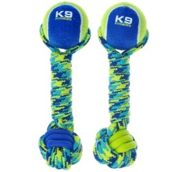 Zeus Rope TPR Dumbbell jouet pour chiens