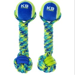 Zeus Rope TPR Dumbbell jouet pour chiens