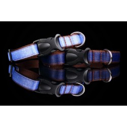 Collier "Jeans" en nylon