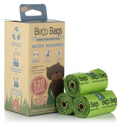 Beco Pets - sacs à crottes dégradables - menthe parfumée