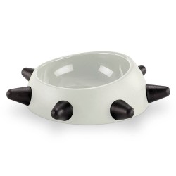 United Pets Boss bowl blanc avec picots noirs