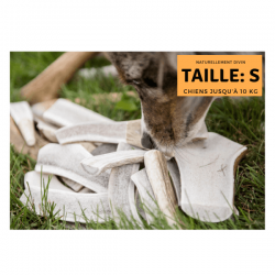 Bois de cerf pour chien tranché - taille S