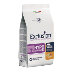 Exclusion HYPOALLERGENIC Vet Diet Adult Medium - Canard & Pommes de terre