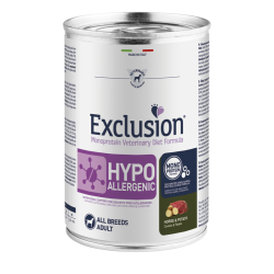 Exclusion HYPOALLERGENIC Monotprotein Vet Diet - Cheval & Pommes de terre 400g