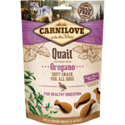 Carnilove Soft Dog Snacks - Cailles avec origan
