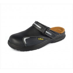 EuroRoutier Basic Black, Sabots de sécurité en cuir