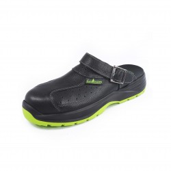 EuroRoutier Premium Fenix Black, Sabots de sécurité en cuir