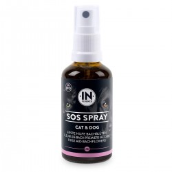 In-Fluence SOS Spray Premiers Soins Fleurs de Bach pour Chiens & Chats (50ml)