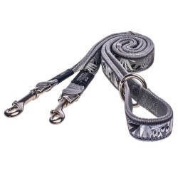 Rogz Laisse pour chiens - silver gecko