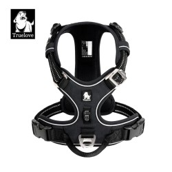 Truelove No pull soft dog harness Black