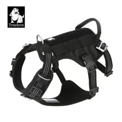 Truelove Escape proof dog harness Black