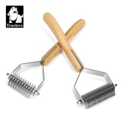 Truelove Pet Dematting comb double bamboo brush