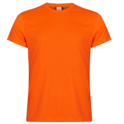 New Classic-T avec logo Boulies & Co - Orange fluo