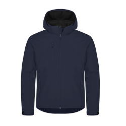 Classic Softshell Hoody avec logo Boulies & Co - Marine