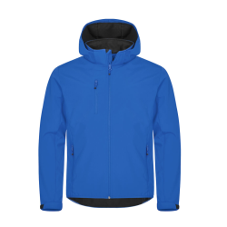 Classic Softshell Hoody avec logo Boulies & Co - Bleu Royal