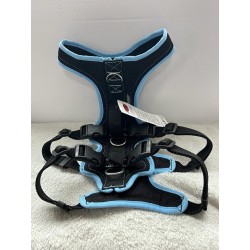 Grossenbacher Harnais Fun Run Support Noir et Bleu clair S