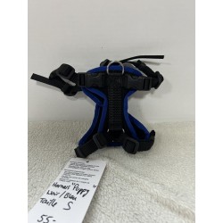 Grossenbacher Harnais Puppy Vario Noir - Bleu S