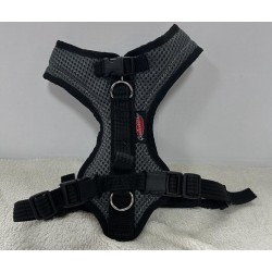 Grossenbacher Harnais anti-traction Bully Gris et Noir XS