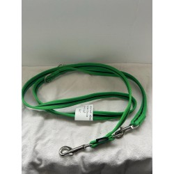 Grossenbacher Laisse Bordé 3 points  20mm x 2m  Vert - Noir