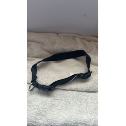 Collier noir en tissus 2ème main