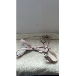 Harnais rose clair et blanc 2ème main