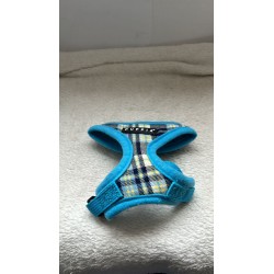 Harnais bleu clair avec carreaux jaune 2ème main