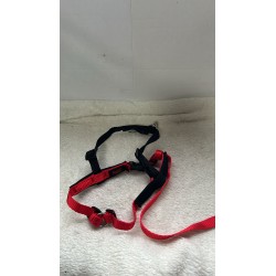 Harnais rouge et noir fin 2ème main